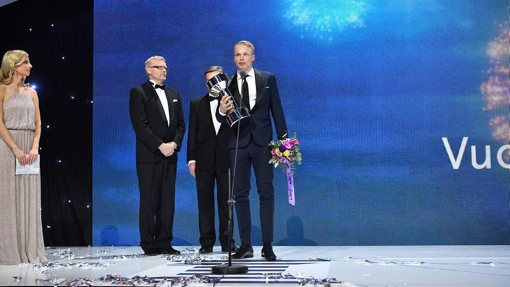 Iivo Niskanen palkittiin tammikuussa Vuoden urheilijana 2018.