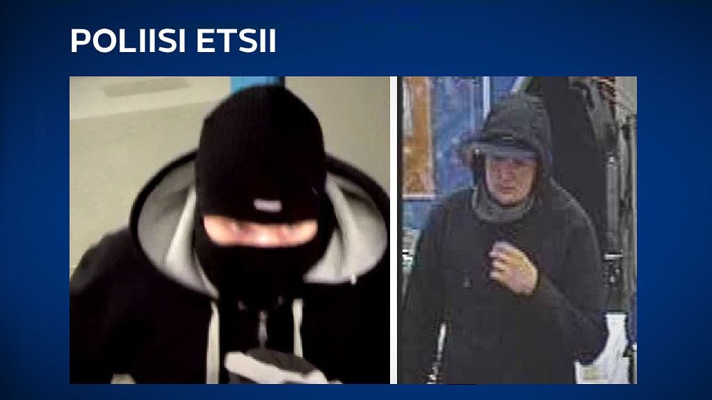 Pohjanmaan poliisi tutkii kahta törkeää ryöstöä Vaasassa, jotka ovat tapahtuneet viimeisen kuukauden aikana.