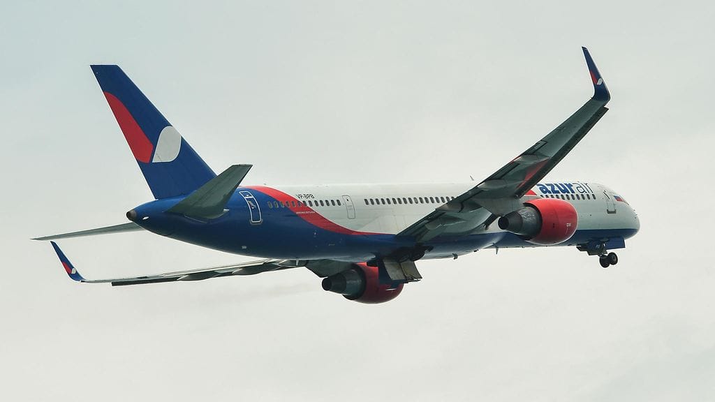 Kuvituskuva Azur Airin koneesta.