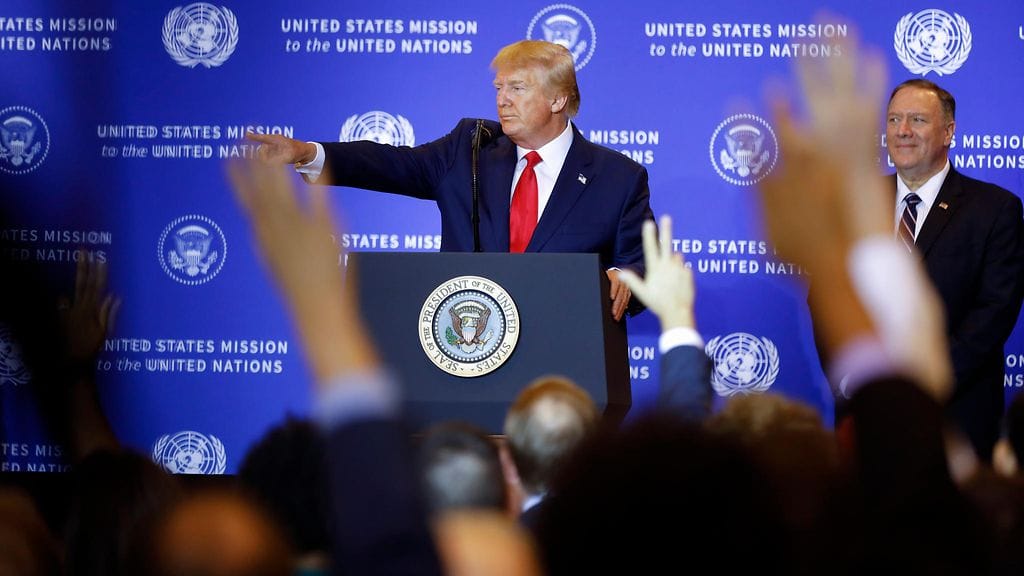 Donald Trump Washingtonissa 26. syyskuuta 2019.