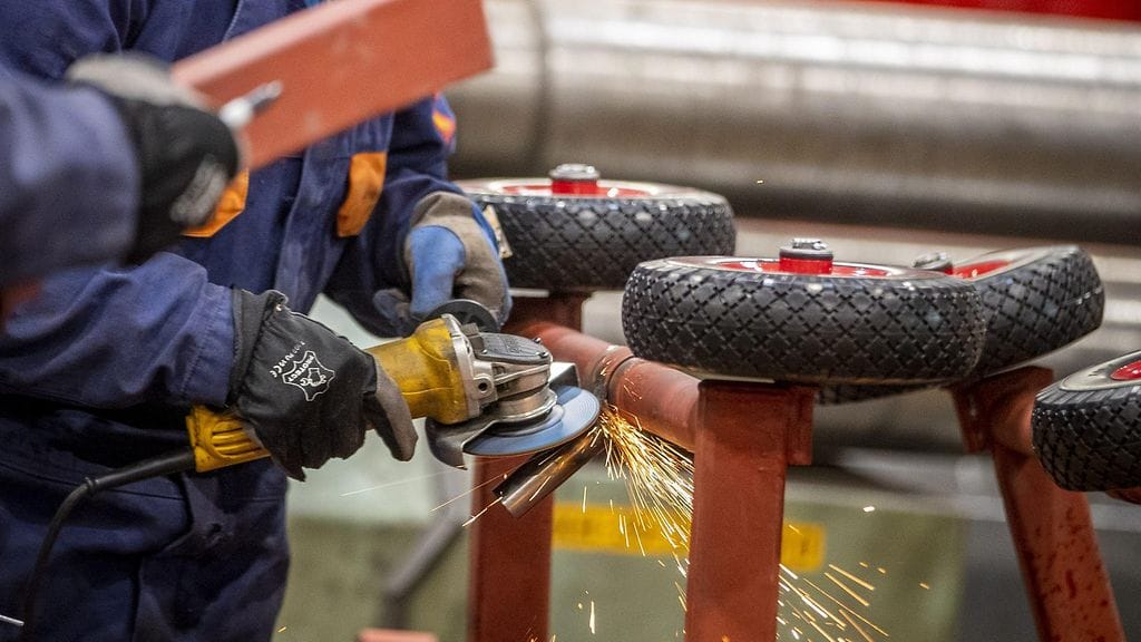 Metallialan opiskelua Turun Aikuiskoulutuskeskuksessa 20. helmikuuta 2019.