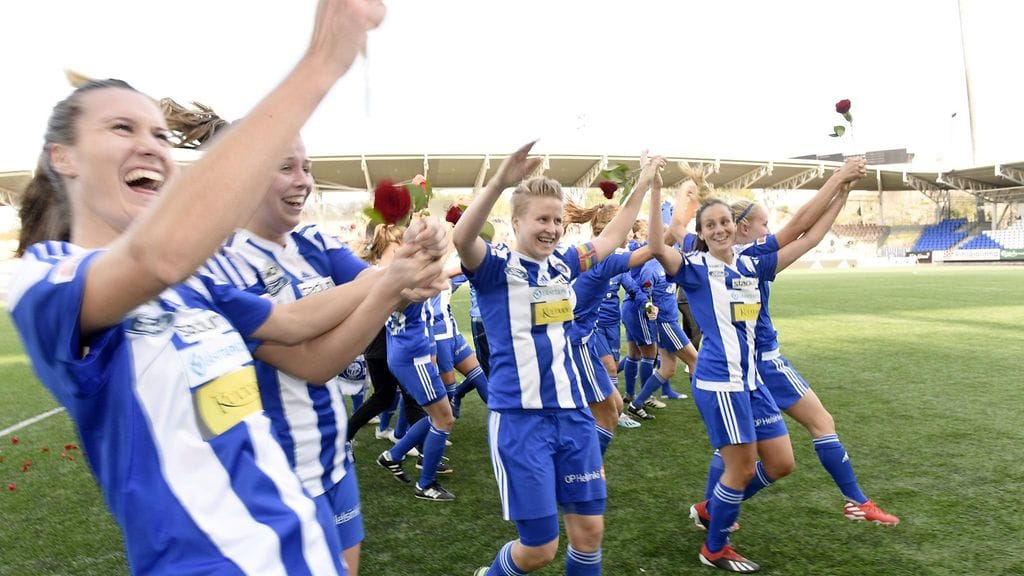 HJK:n naiset juhlivat ensimmäistä Suomen mestaruutta sitten vuoden 2005.