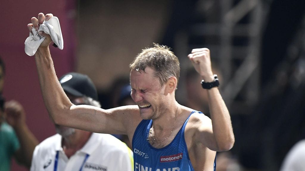 Jarkko Kinnunen sijoittui miesten kävelyssä sijalle 20 Dohan yleisurheilun MM-kisoissa.