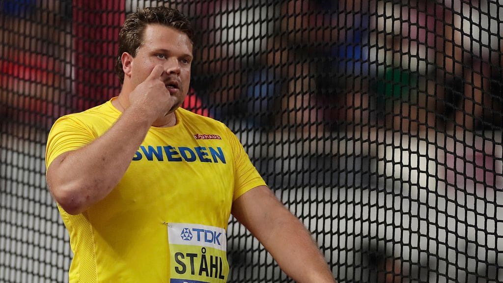 Daniel Ståhl kiskaisi kiekonheiton karsinnassa selvästi pisimmän heiton.