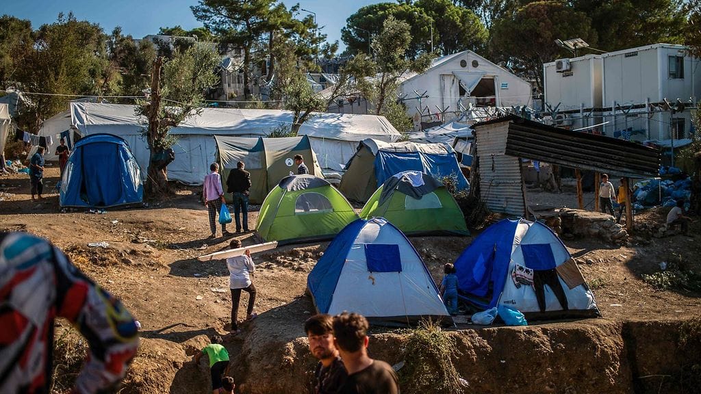 Morian pakolaisleirillä Lesboksen saarella on lähes 13 000 ihmistä.