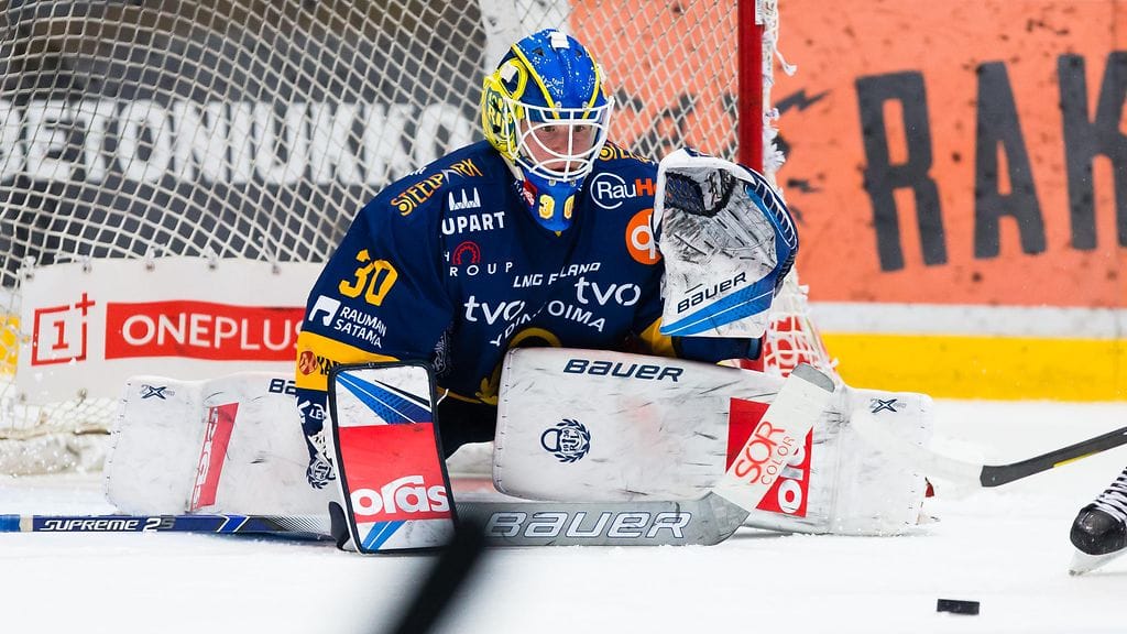 Lassi Lehtinen oli terävällä pelipäällä Lukon maalissa.