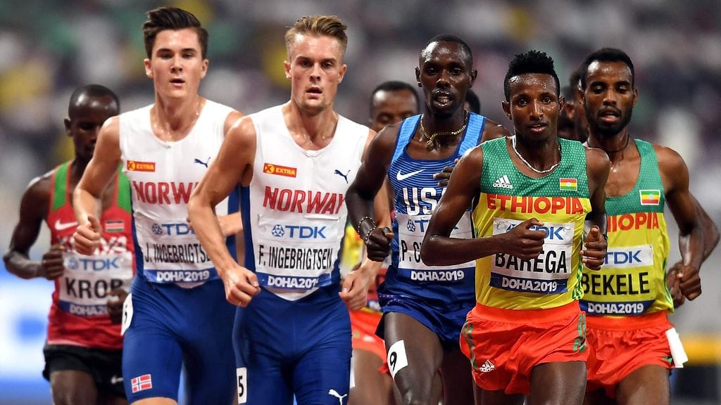 Jakob ja Filip Ingebrigtsen jäivät ilman mitaleja etiopialaistähtien puristuksessa.
