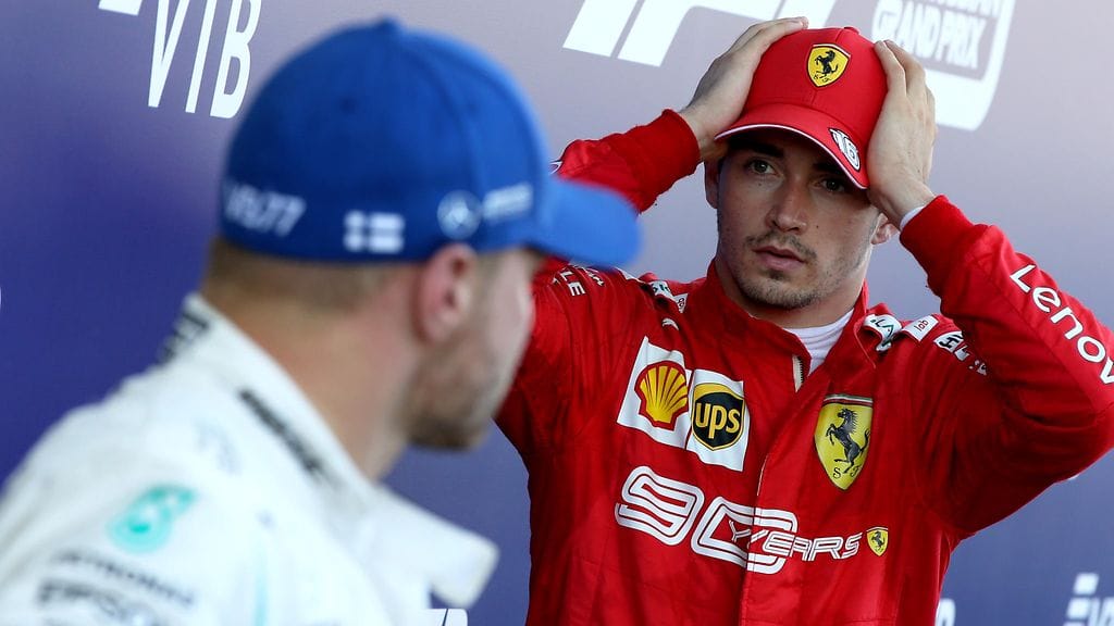Valtteri Bottas piti Charles Leclercin takanaan Venäjän F1-kisan loppuvaiheissa.