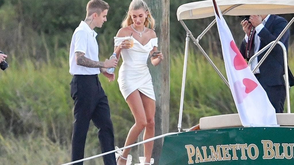 Justin ja Hailey Bieber harjoitusillalliset ennen häitä