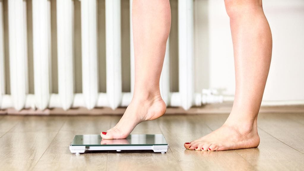 Jo maltillinen painonpudotus auttaa saamaan kakkostyypin diabeteksen remissioon. Kuvituskuva.