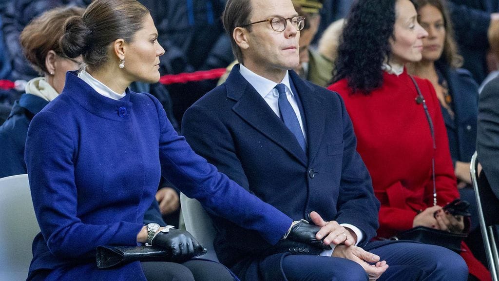 Victoria ja Daniel Estonian muistotilaisuudessa