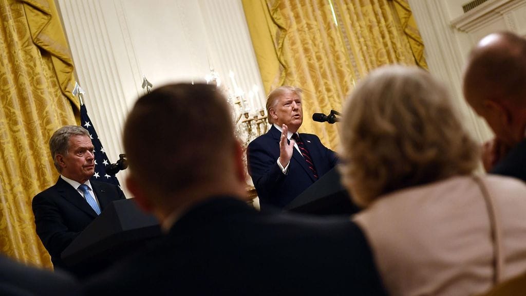 LK Trump ja Niinistö lehdistötilaisuus 021019