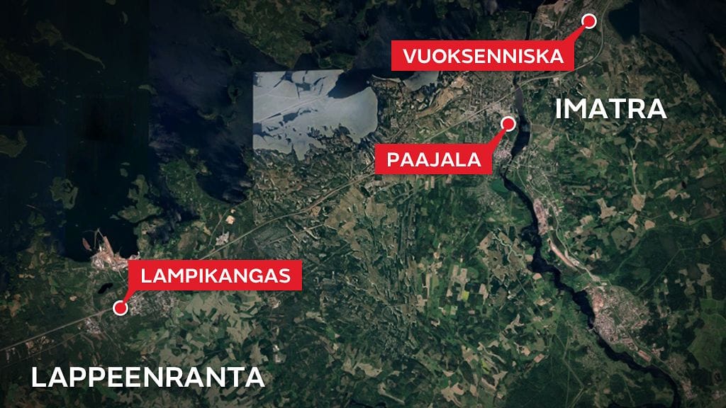 Poliisi epäilee tuhopolttoja Lappeenrannan Lampikankaalla sekä Imatran Vuoksenniskalla ja Paajalassa.