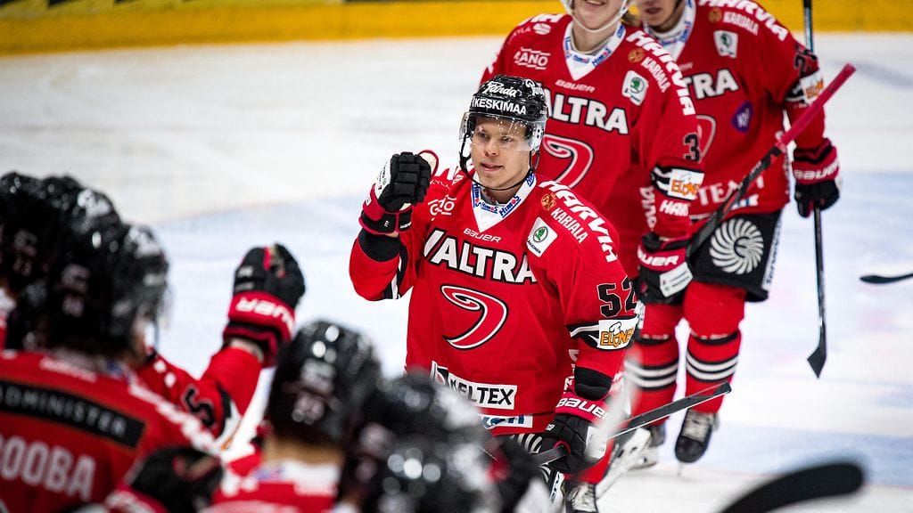 Petrus Palmu iski neljä tehopistettä illan ottelukierroksella.