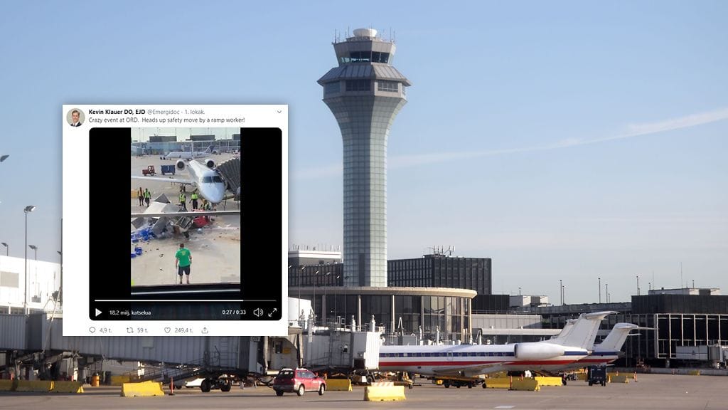 Tilanne sattui tiistaina O'Haren kansainvälisellä lentokentällä.