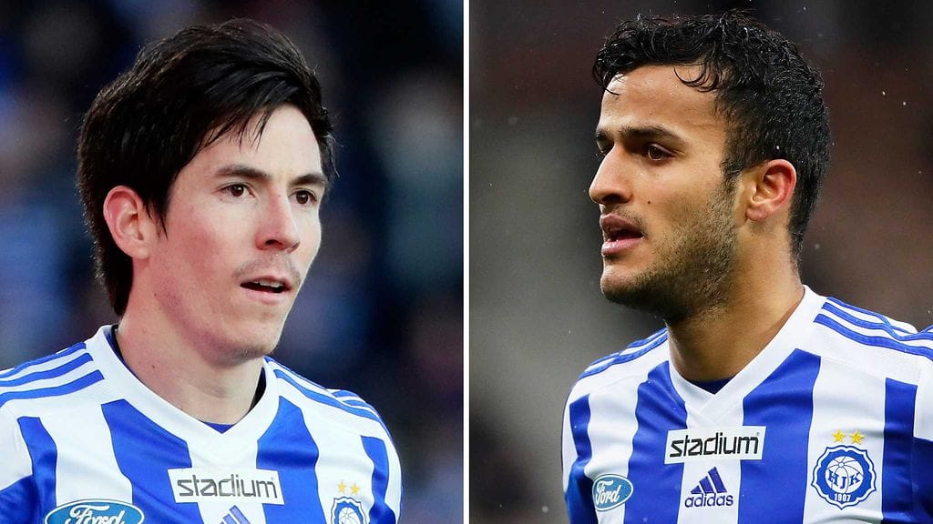 Marco Bueno (vas.) ja Harmeet Singh ovat pudonneet HJK:n ykkösjoukkueen vahvuudesta.