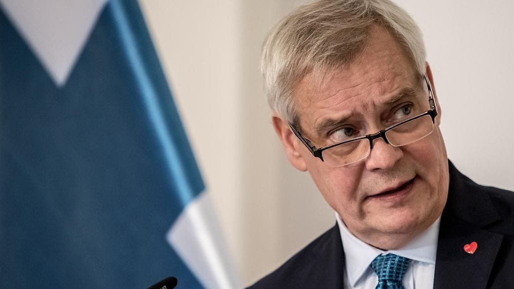 Pääministeri Antti Rinne (sd.)