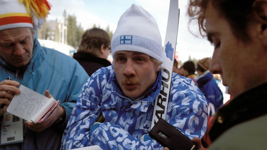 Jari Laukkanen Calgaryn olympialaisissa vuonna 1988.