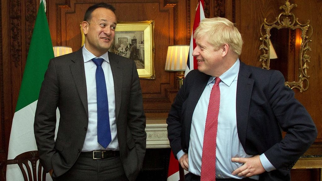 Leo Varadkar ja Boris Johnson 10.10.2019