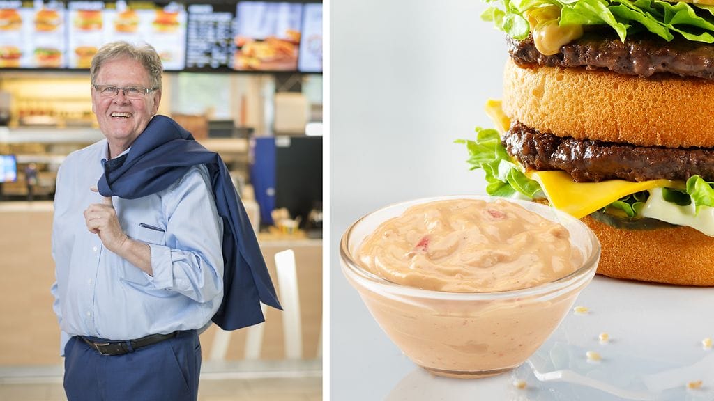 Heikki Salmela ja Hesburgerin paprikamajoneesia.