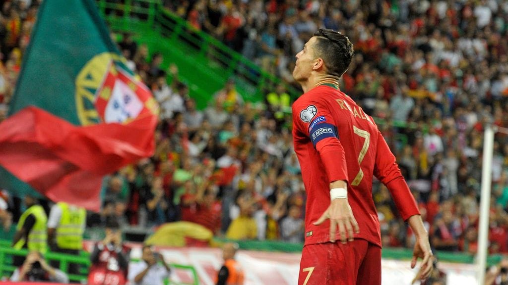 Cristiano Ronaldo iski perjantaina José Alvade -stadionilla maalin, kun Portugali kukisti Luxemburgin 3–0.