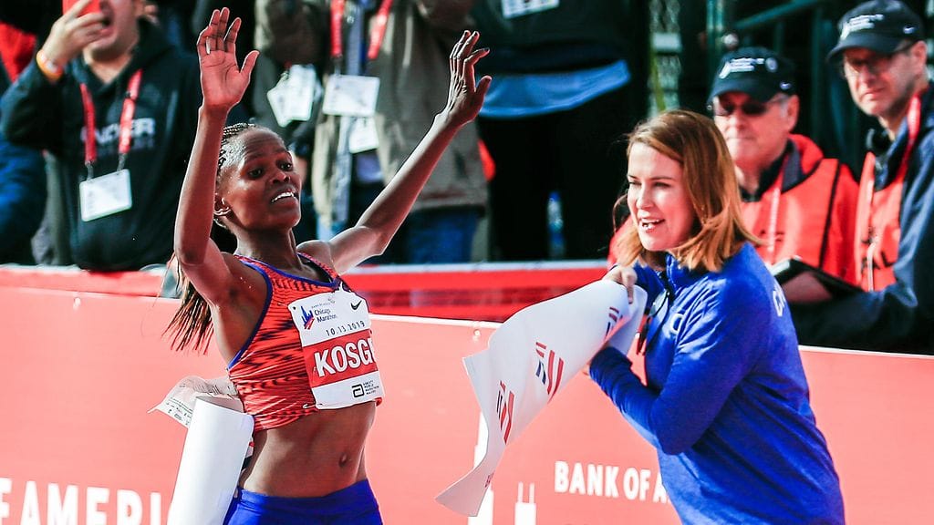 Brigid Kosgei on tuore maratonin ME-nainen.