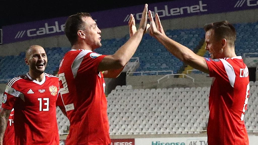 Venäjä pääsee jalkapallon EM-kisoihin.