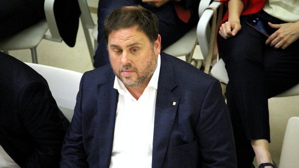 Katalonian aluehallinnon entinen varapresidentti Oriol Junqueras tuomittiin 13 vuodeksi vankeuteen.