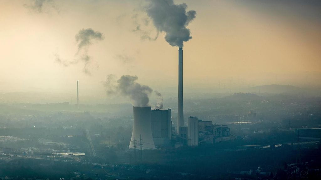 Hiilivoimala Saksassa.