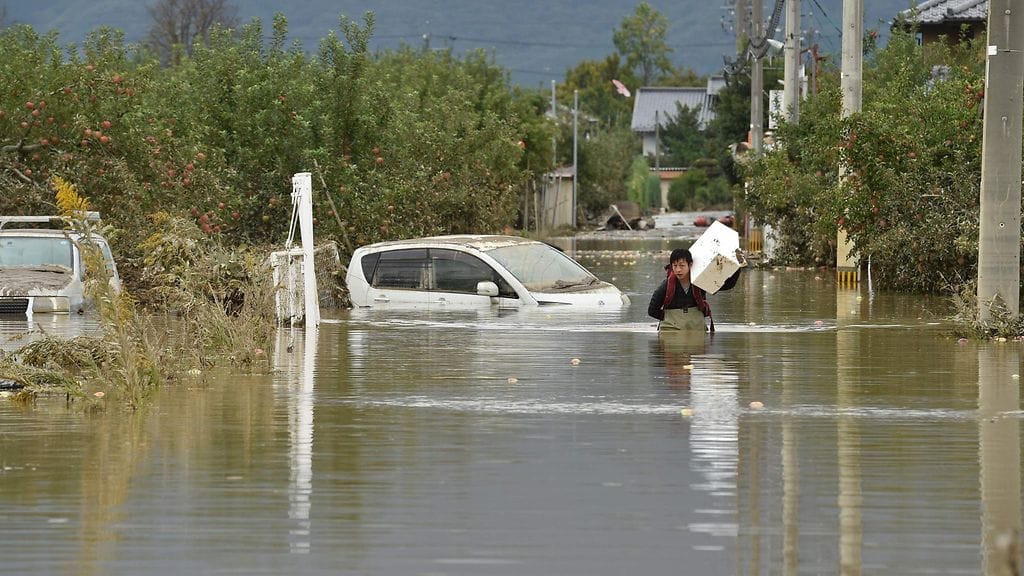 Taifuuni Hagibis iski Japaniin toissa iltana paikallista aikaa.