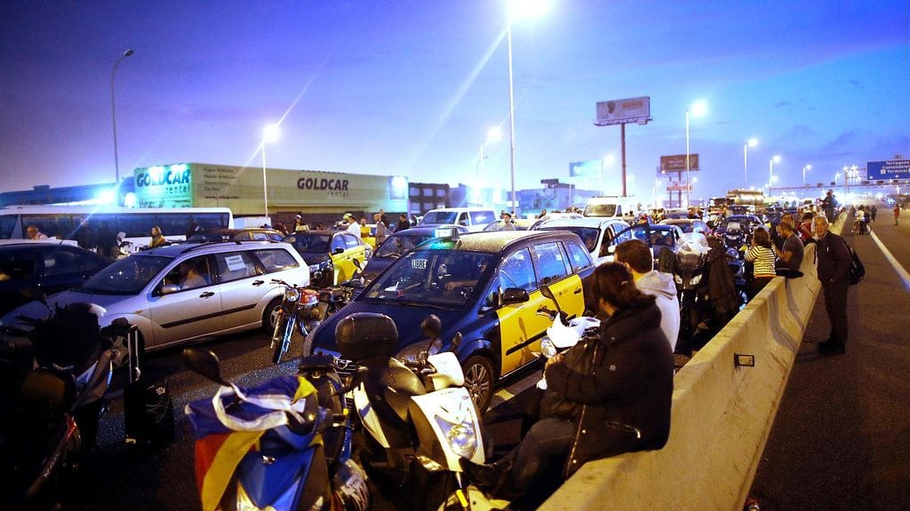 EPA, Barcelona, mielenosoitus, Espanja4