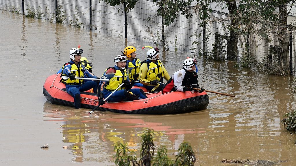 Hagibis-taifuuni pelastustyöt AOP