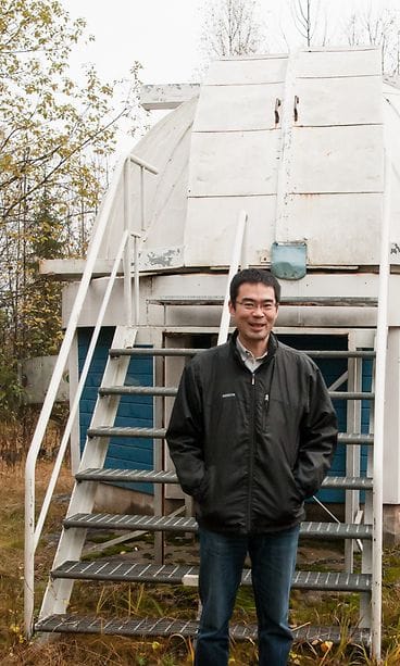 Revontulitutkija Shin-ichiro Oyama.