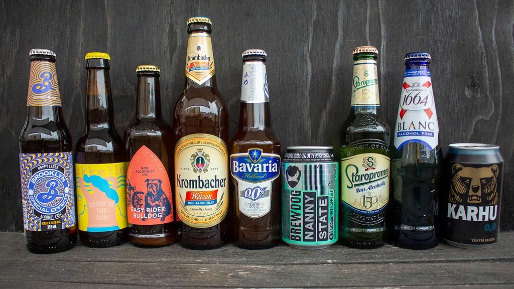 Alkoholittomat oluet.