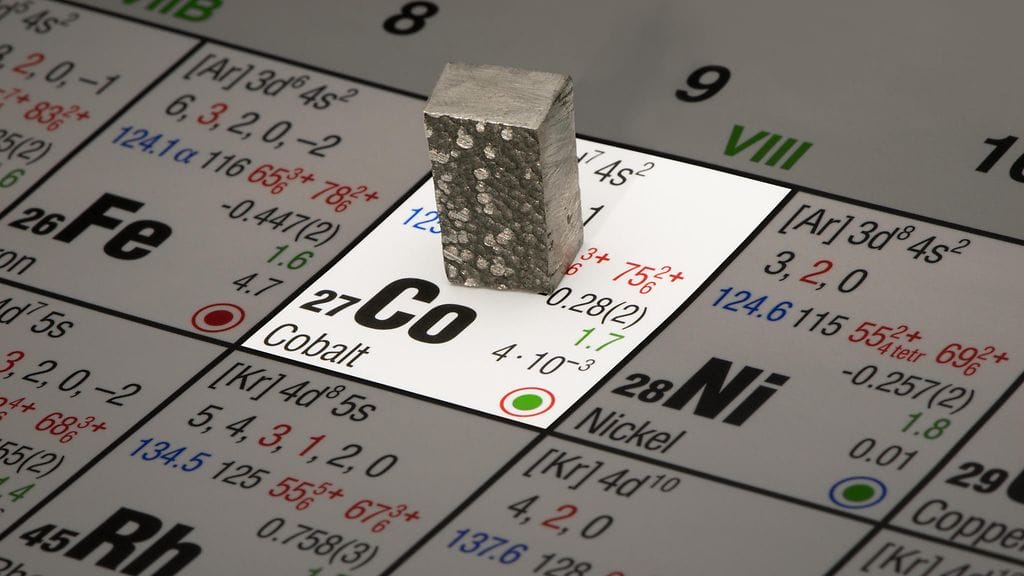 Koboltti on välttämätön raaka-aine litiumioniakuissa, joita käytetään lukuisissa eri tarkoituksissa matkapuhelimista sähköautoihin ja tuulivoimaloihin.