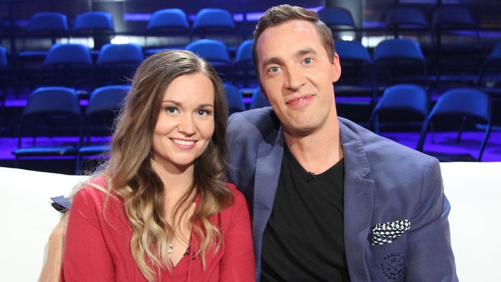 Henna ja Ilkka Antikainen saivat Ilkan vanhemmilta vinkkejä kilpailuun.