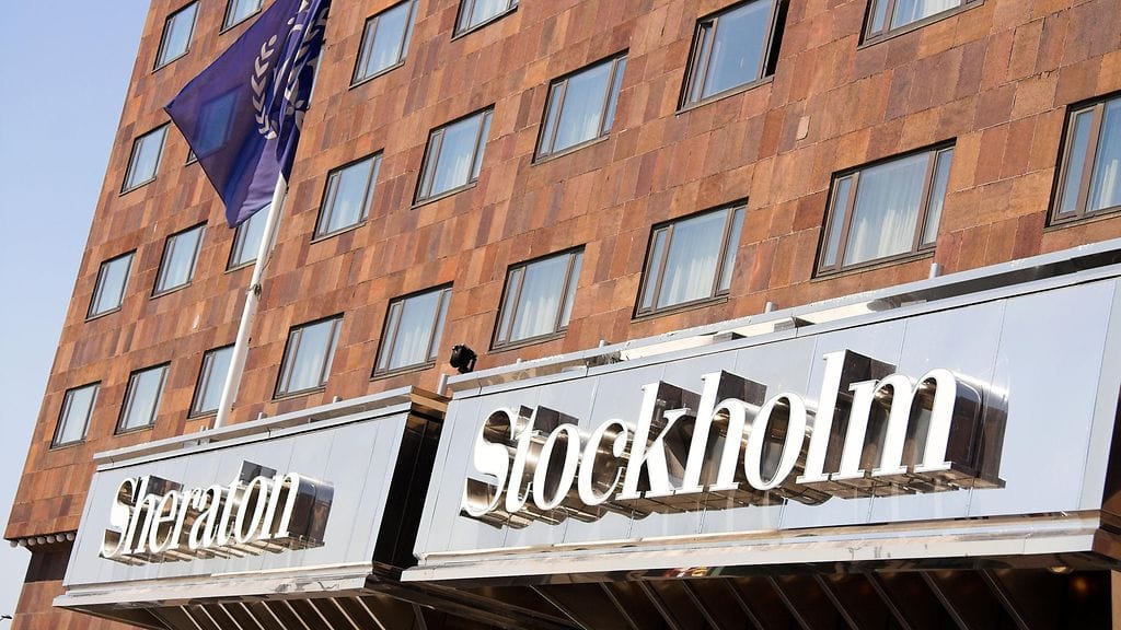 Espanjan pelaajat olivat majoittuneet Tukholman Sheraton-hotelliin.