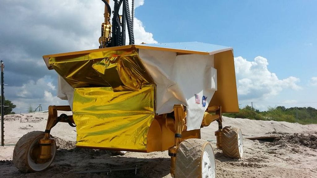 Resource Prospector lunar rover -prototyyppi (Kuva: Nasa)