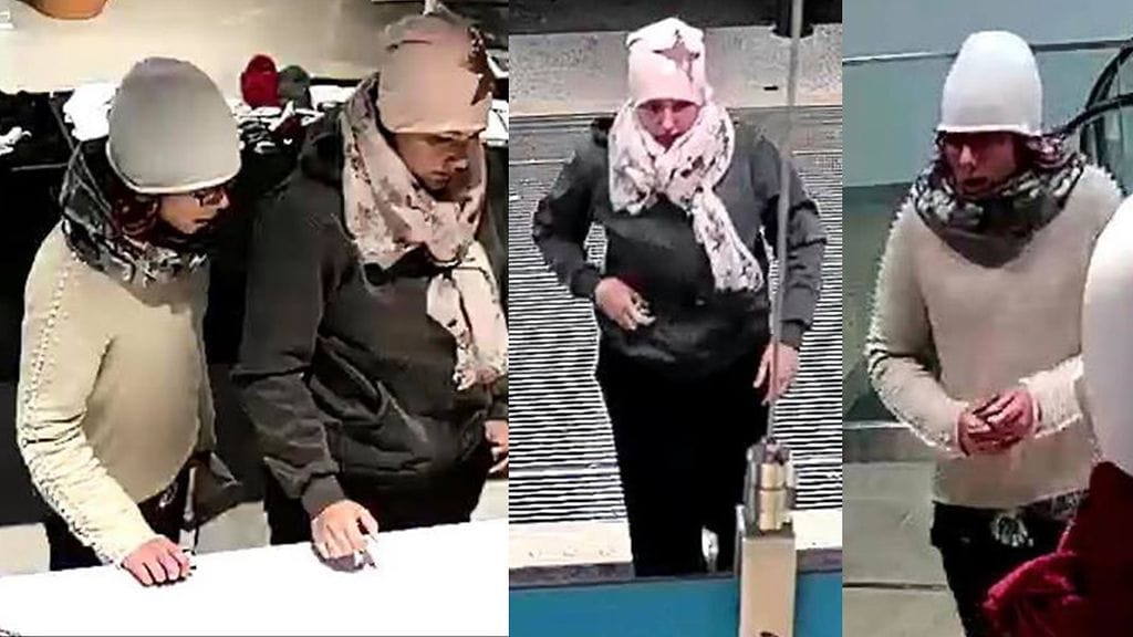 Poliisi julkaisi kuvia rikoksista epäillyistä naisista.