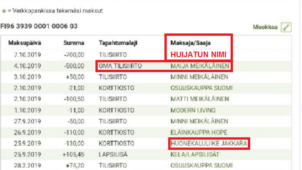 nettikauppa huijaus kuvituskuva