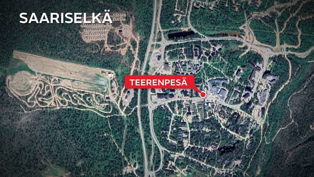 Lapin poliisin mukaan onnettomuus sattui, kun ulkopaikkakuntalaisen miehen ajama auto törmäsi yöllä ravintola Teerenpesän seinään.