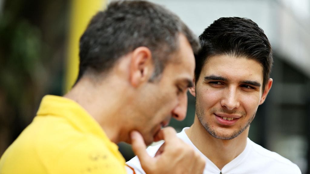 Esteban Ocon koki yhdet oharit Cyril Abiteboulilta ennen Renault'lle päätymistään.