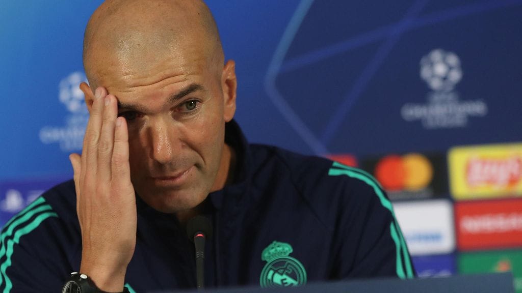 Zinedine Zidanen asema Real Madridissa ei ole miellyttävin.