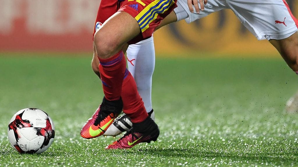 Pau Babot pelasi hiljattain kaksi maaottelua Andorran alle 19-vuotiaiden maajoukkueessa. Kuvituskuva.