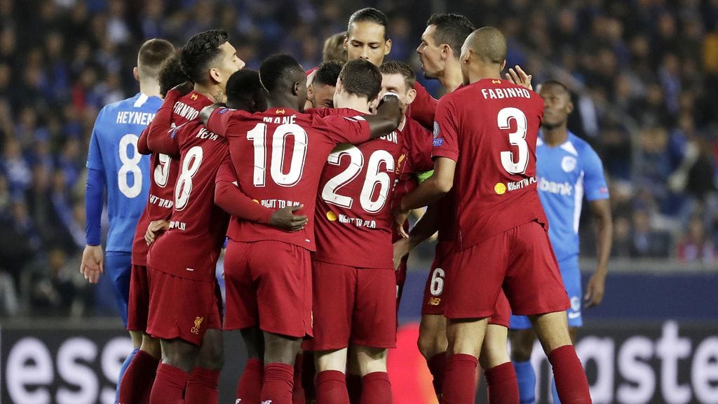 Liverpool tuuletti avausmaalia Genkiä vastaan.