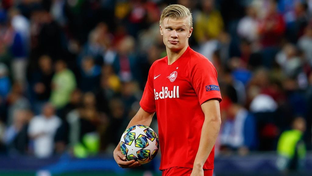 Erling Braut Håland on tehnyt ensimmäisellä Mestarien liiga -kaudellaan maaleja hämmästyttävällä tavalla.