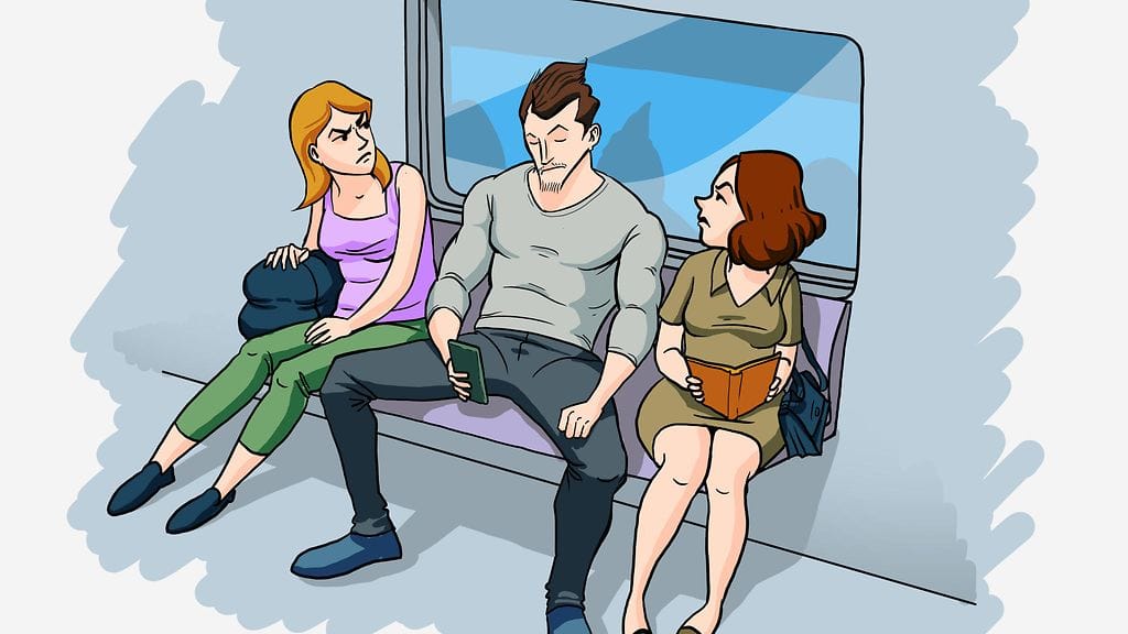 manspreading
