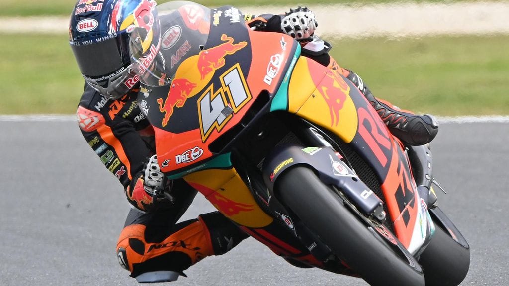 Brad Binder oli toinen aika-ajoissa.