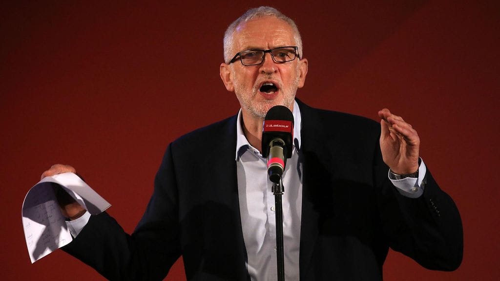 Työväenpuolueen johtaja Jeremy Corbyn.