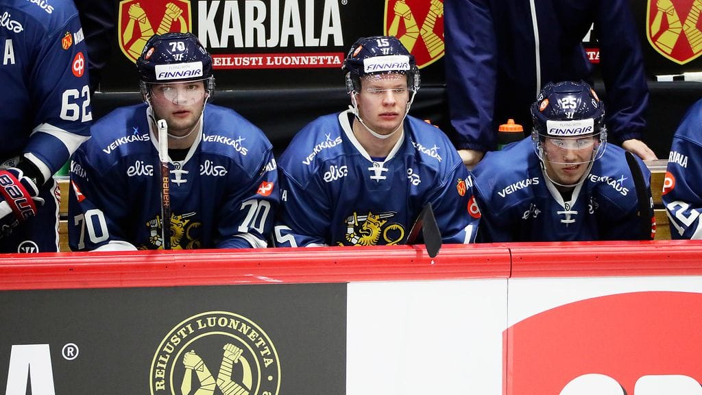 Teemu Hartikainen (vasemmalla), Miro Aaltonen (keskellä) ja Henrik Haapala (oikealla) ovat kaikki mukana Leijonien Karjala-turnausjoukkueessa.